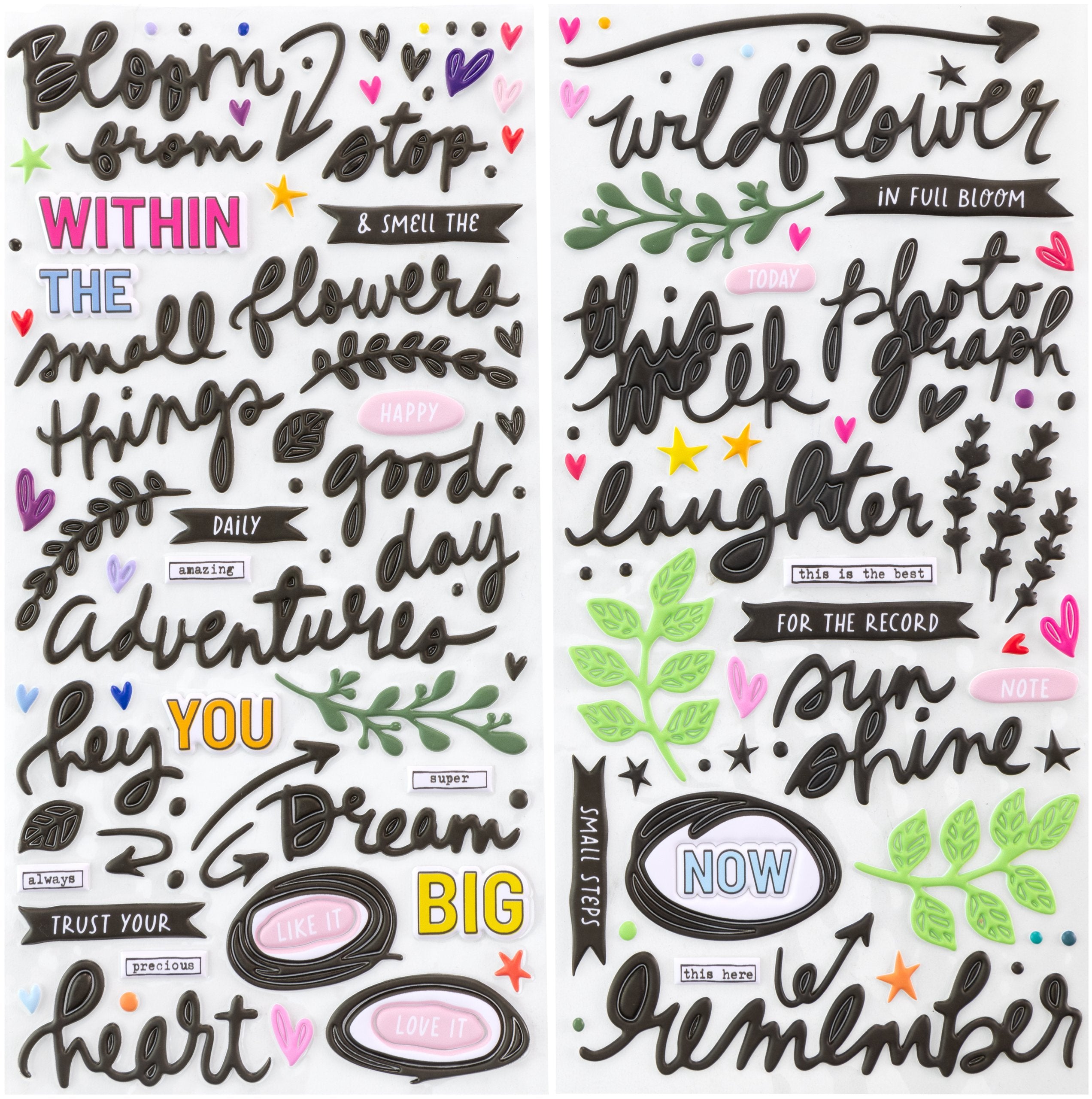 49 & Market The Flower Emporium by Vicki Boutin Puffy Stickers